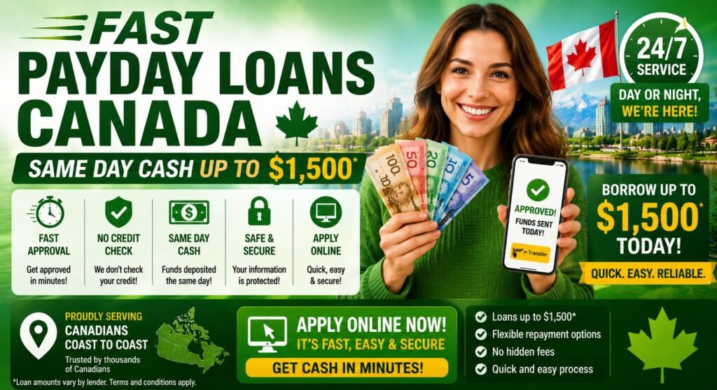 Fast Payday Loans Canada