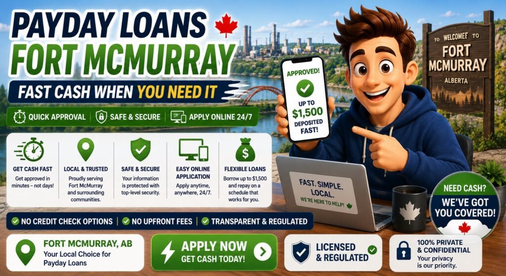 Payday Loans Fort McMurray — Fast Cash When You Need It